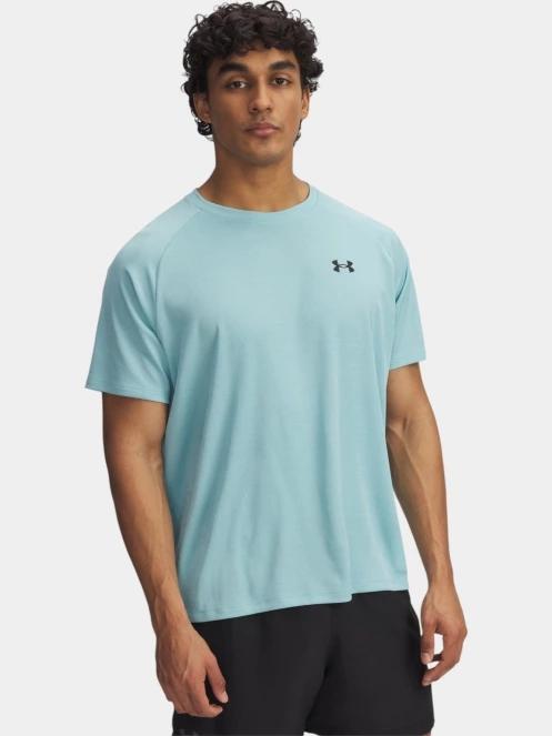 Under Armour UA Tech Textured SS férfi rövid ujjú sport póló kék színben 2
