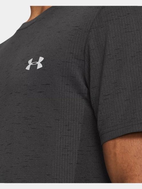 Under Armour Vanish Seamless SS férfi rövid ujjú sport póló szürke színben 4