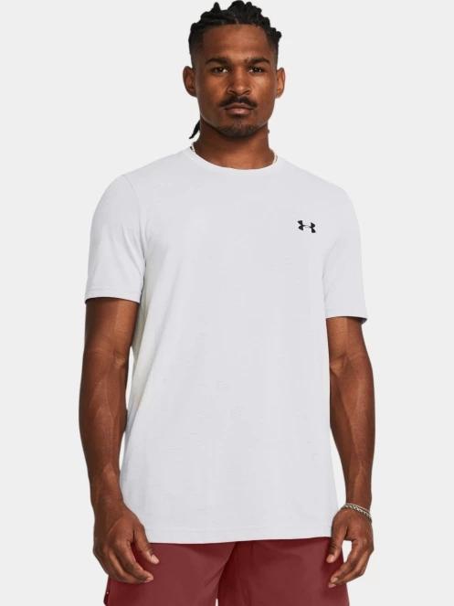 Under Armour Vanish Seamless SS férfi rövid ujjú sport póló fehér színben 2
