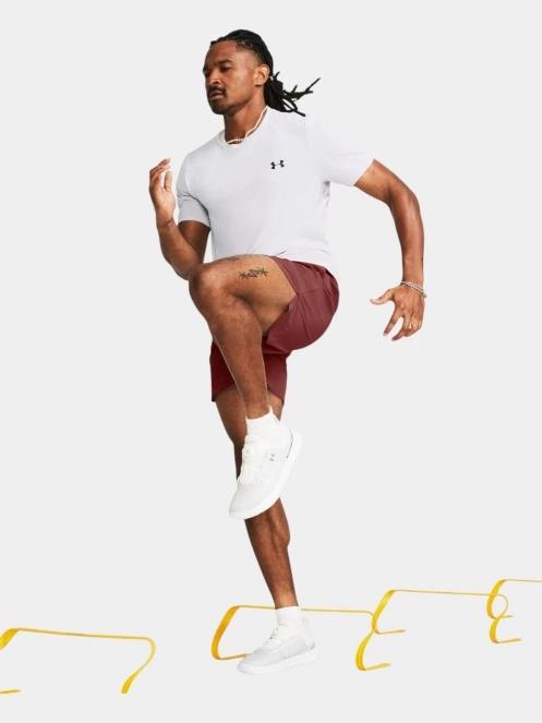 Under Armour Vanish Seamless SS férfi rövid ujjú sport póló fehér színben 4