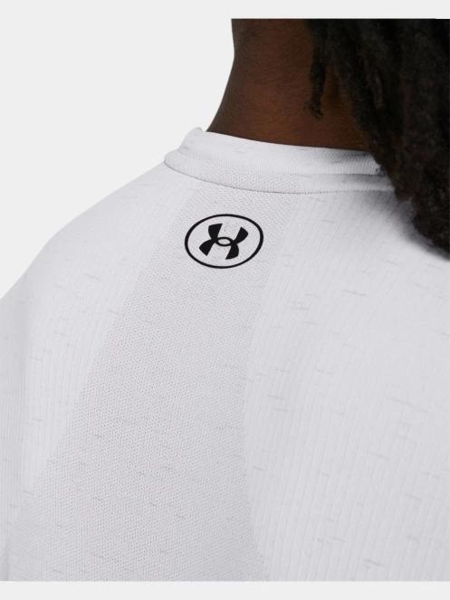 Under Armour Vanish Seamless SS férfi rövid ujjú sport póló fehér színben 5