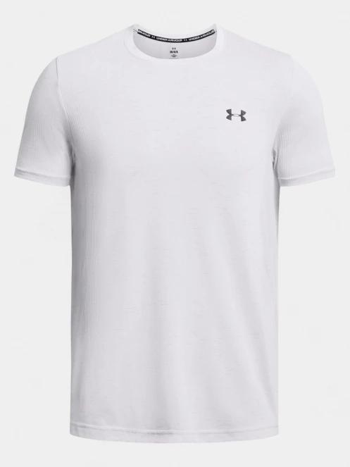 Under Armour Vanish Seamless SS férfi rövid ujjú sport póló fehér színben 6