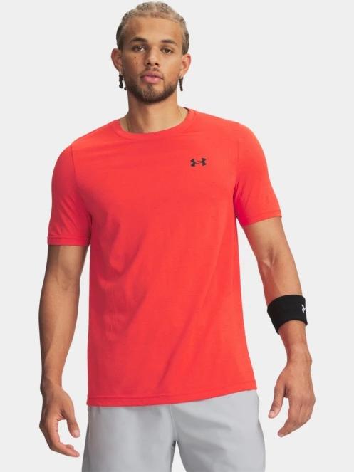 Under Armour Vanish Seamless SS férfi rövid ujjú sport póló piros színben 2