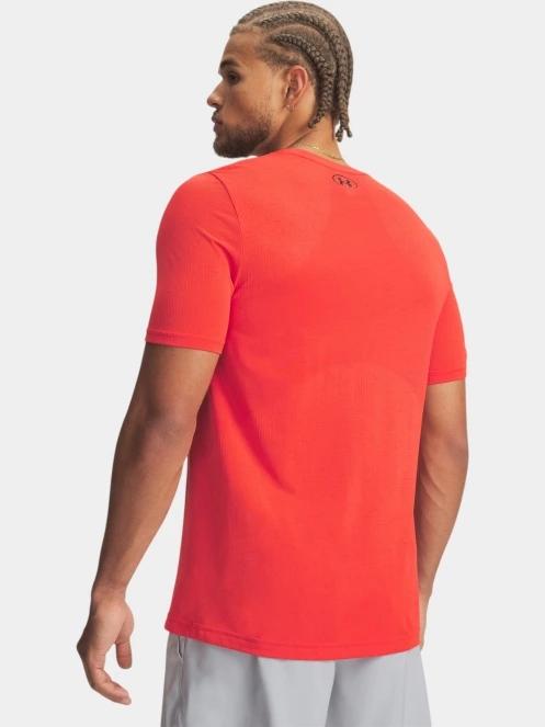Under Armour Vanish Seamless SS férfi rövid ujjú sport póló piros színben 3