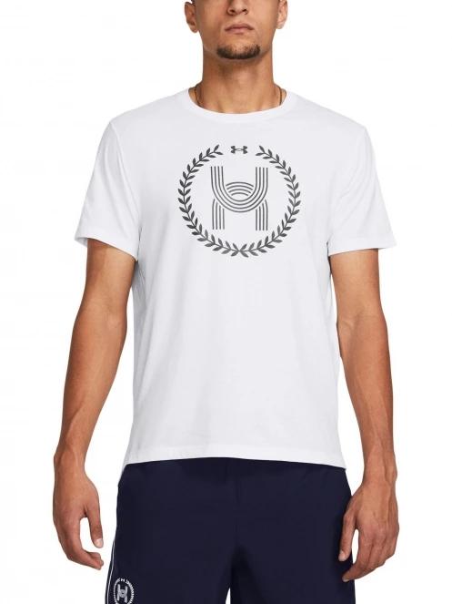 Under Armour UA Run Everywhere Wreath SS férfi rövid ujjú póló fehér színben 2