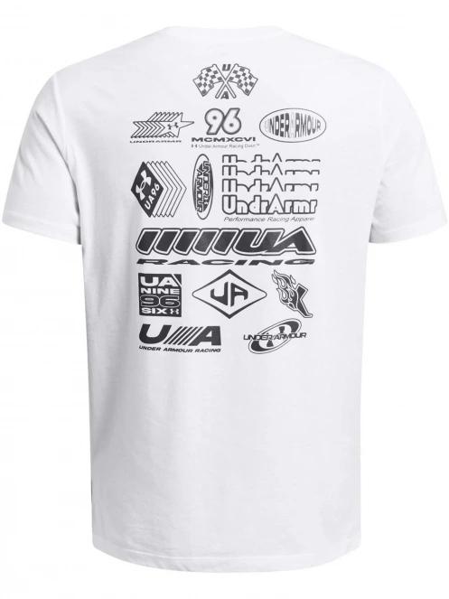 Under Armour UA Run Everywhere Wreath SS férfi rövid ujjú póló fehér színben 5
