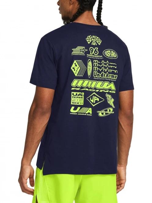 Under Armour UA Run Everywhere Wreath SS férfi rövid ujjú póló sötétkék színben 3