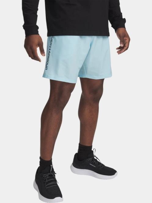 Under Armour UA Tech Woven Wordmark Short férfi sport rövidnadrág világoskék színben 2