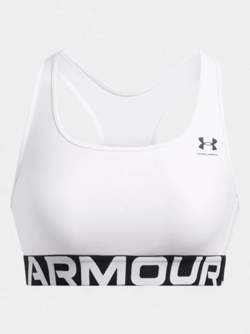 Under Armour UA HG Mid Branded női sportmelltartó fehér színben 4