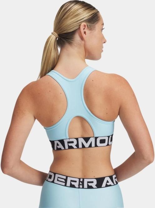 Under Armour UA HG Mid Branded női sportmelltartó világoskék színben 3