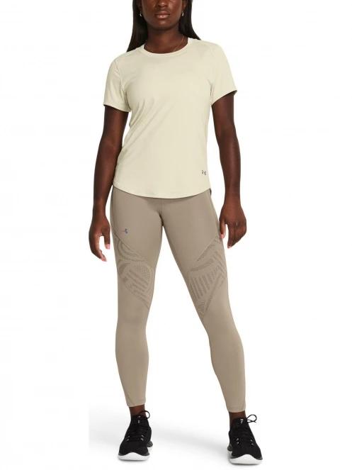 Under Armour Rush Vent SS női rövid ujjú sport póló homok színben 4