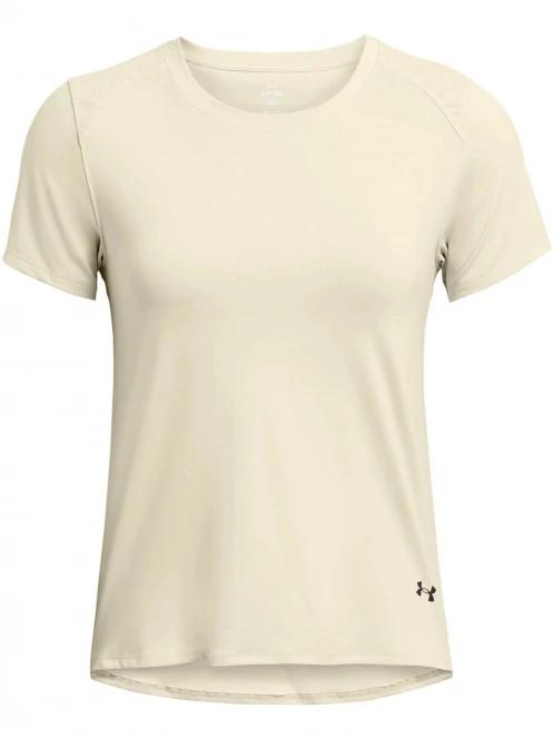 Under Armour Rush Vent SS női rövid ujjú sport póló homok színben 6