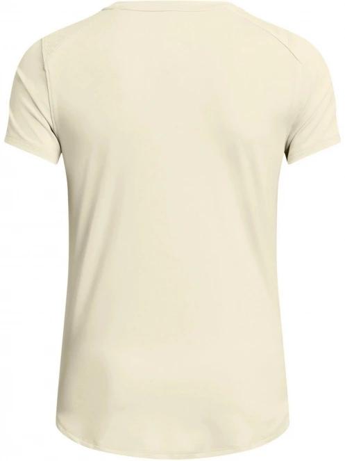 Under Armour Rush Vent SS női rövid ujjú sport póló homok színben 7