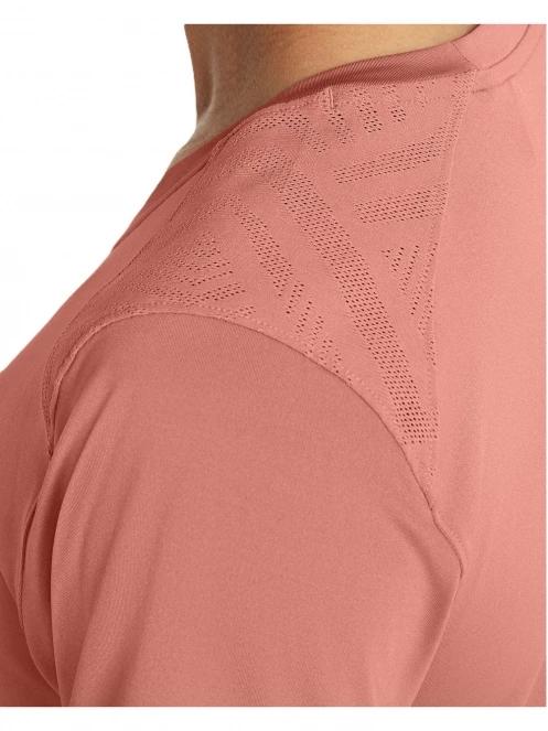 Under Armour Rush Vent SS női rövid ujjú sport póló rózsaszín színben 5