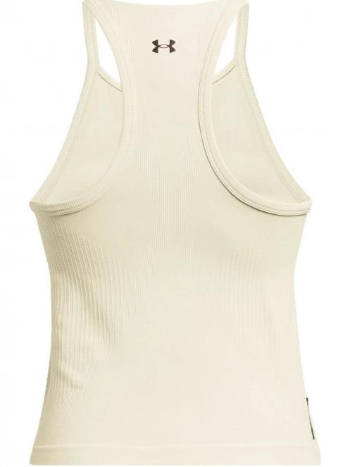 Under Armour Rush Seamless Tank női ujjatlan sport póló homok színben 7