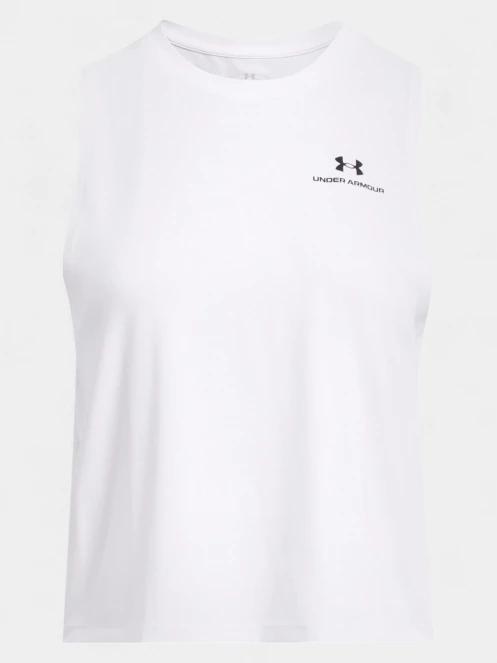 Under Armour Vanish Energy Crop Tank női ujjatlan sport póló fehér színben 4