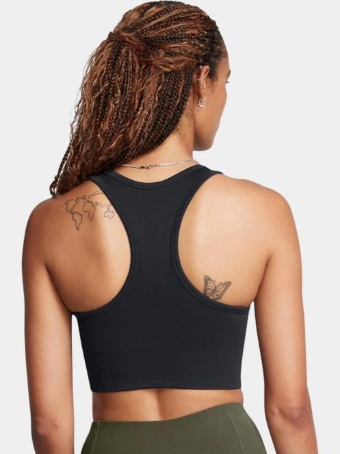 Under Armour Vanish Seamless Mid Bra női sportmelltartó fekete színben 3