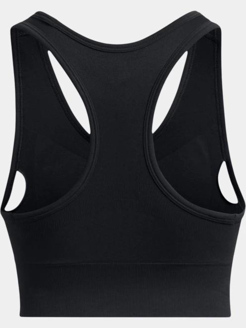 Under Armour Vanish Seamless Mid Bra női sportmelltartó fekete színben 6