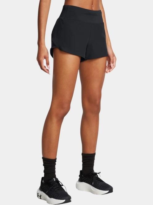 Under Armour UA Launch Pro 3'' Shorts női sport rövidnadrág fekete színben 2