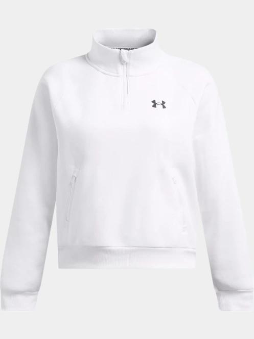 Under Armour Ua Armour Flc Pro Hz női pulóver fehér színben 5