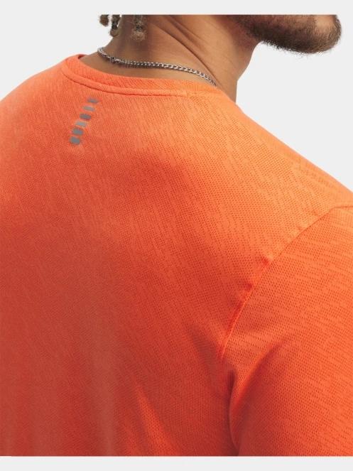 Under Armour UA Launch Camo Shortsleeve férfi rövid ujjú sport póló piros színben 4