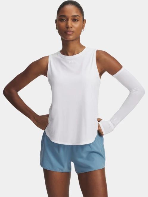 Under Armour UA Launch Elite Tank női ujjatlan sport póló fehér színben 2