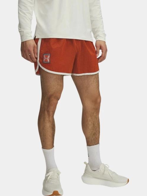 Under Armour UA RUN 96 Shorts férfi sport rövidnadrág piros színben 2