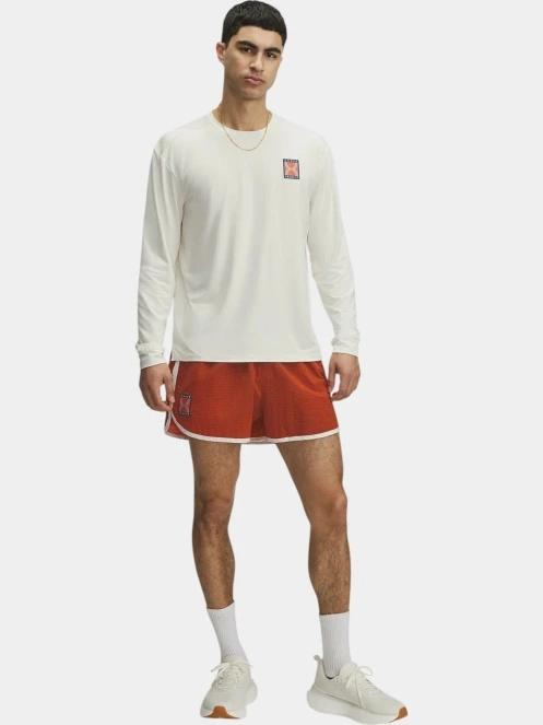 Under Armour UA RUN 96 Shorts férfi sport rövidnadrág piros színben 4