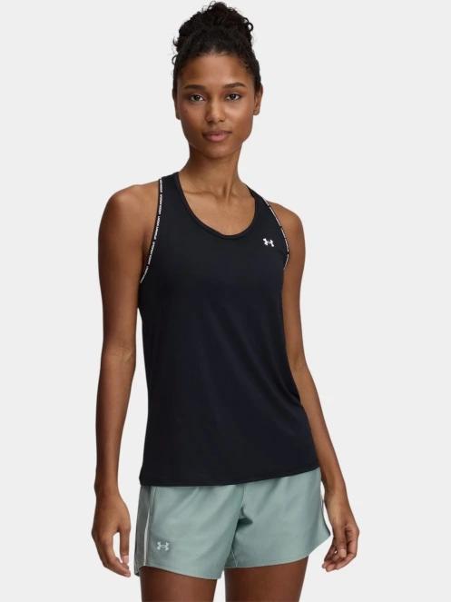 Under Armour Tech Knockout Tank női ujjatlan sport póló fekete színben 2