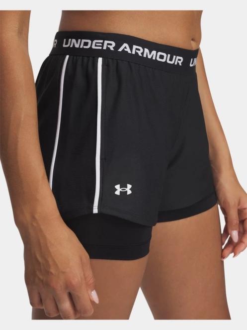 Under Armour Tech Play Up 2in1 Shorts női sport rövidnadrág fekete színben 5