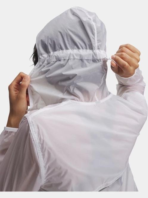 Under Armour UA Velociti Pro LW Jacket női futódzseki fehér színben 4