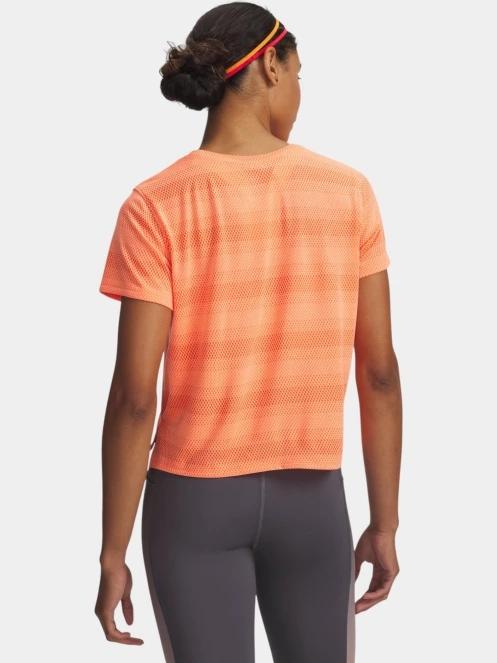 Under Armour UA Velociti Shortsleeve női rövid ujjú sport póló narancssárga színben 3