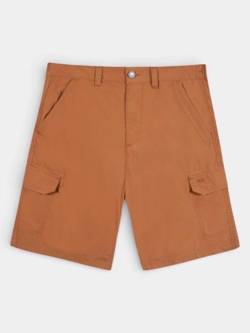 TBS Vidalber férfi oldalzsebes rövidnadrág barna színben 2