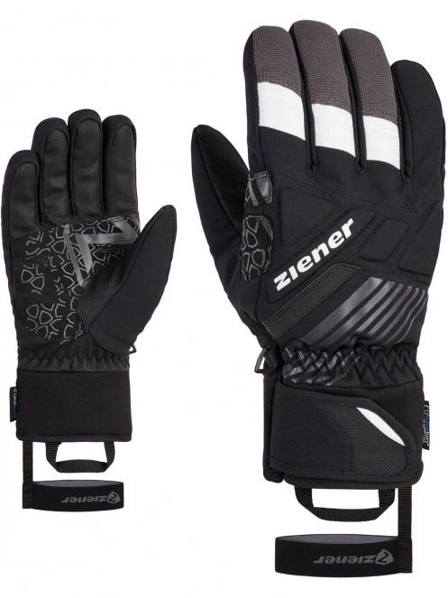 Ziener Genrix As® Awglove ski alpine férfi síkesztyű fekete színben 2