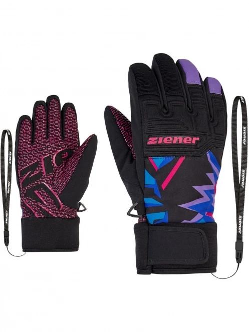 Ziener Lanus As® Pr glove junior síkesztyű fekete színben 2