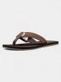 Helly Hansen Seasand Leather Sandal 2 férfi papucs barna színben 1
