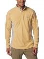 Columbia Klamath Range II Half Zip férfi polár pulóver sárga színben 1