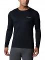 Columbia Zero Rules Long Sleeve Shirt férfi hosszú ujjú sport póló fekete színben 1