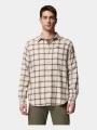 Columbia Cornell Woods Flannel Long Sleeve Shirt férfi hosszú ujjú ing homok színben 1