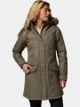 Columbia Suttle Mountain Long Insulated Jacket női télikabát zöld színben 1