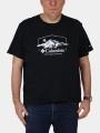 Columbia Path Lake Graphic Tee II férfi rövid ujjú póló fekete színben 1