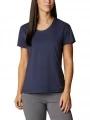 Columbia Sun Trek Short Sleeve Tee női rövid ujjú sport póló kék színben 1