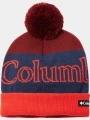 Columbia Polar Powder II Beanie női bojtos sapka piros színben 1