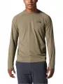 Mountain Hardwear Crater Lake Long Sleeve Crew férfi hosszú ujjú sport póló zöld színben 1