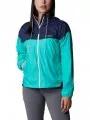 Columbia Flash Challenger Lined Windbreaker női széldzseki zöld színben 1