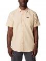Columbia Rapid Rivers Novelty Short Sleeve Shirt férfi rövid ujjú ing homok színben 1