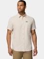 Columbia Rapid Rivers Novelty Short Sleeve férfi rövid ujjú ing homok színben 1