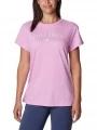 Columbia Columbia Trek Short Sleeve Graphic Tee női rövid ujjú póló rózsaszín színben 1