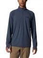 Mountain Hardwear Crater Lake 1/2 Zip férfi hosszú ujjú póló kék színben 1