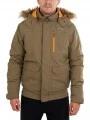 Fundango Carbone Bomber Jacket férfi utcai kabát barna színben 1